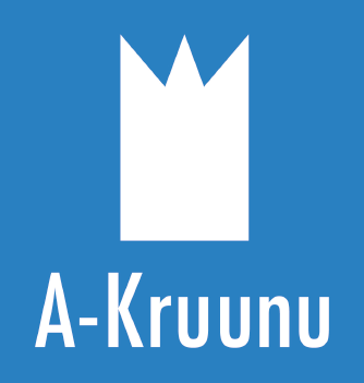 A-Kruunu sininen logo